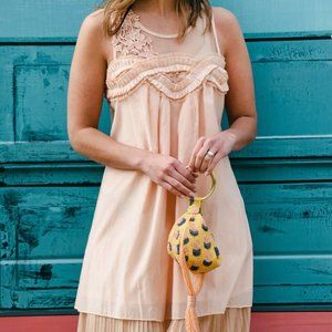 Ryu | ModCloth Boho Romantic Silk Mesh Dress
